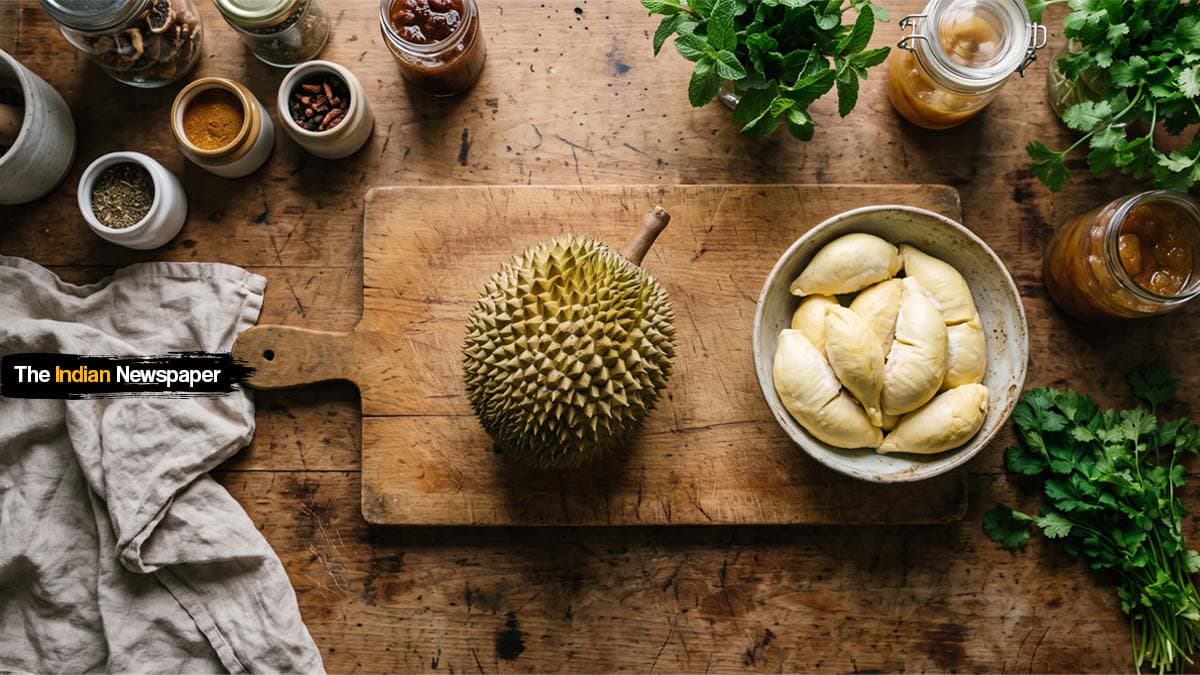 दुरियन (Durian): किंग ऑफ फ्रूट्स – क्रीमी स्वाद और पोषण का अनोखा राजा