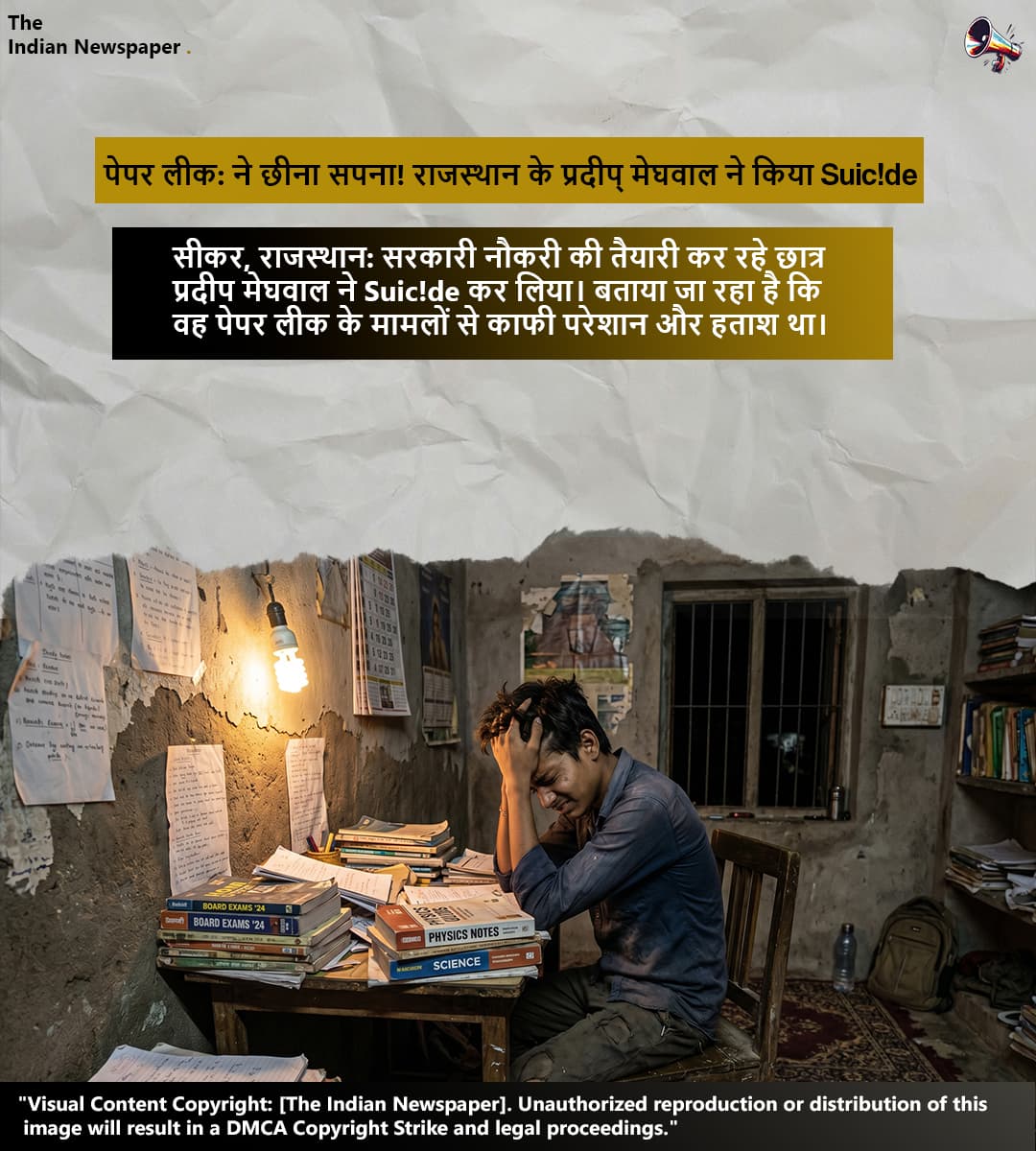 सीकर में नीट (NEET) छात्र की दुखद मृत्यु, परीक्षा रद्द होने से था हताश